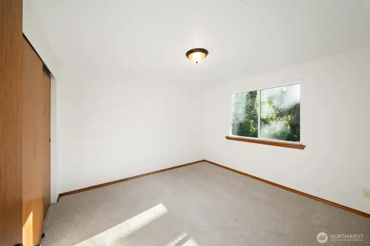 Bedroom #2 shown empty for your imagination!