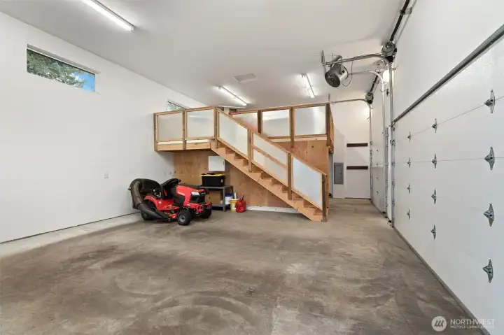Loft area in garage/shop