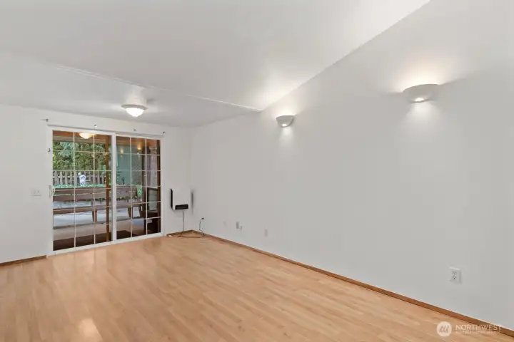 3rd bedroom with exterior entry opens to covered porch