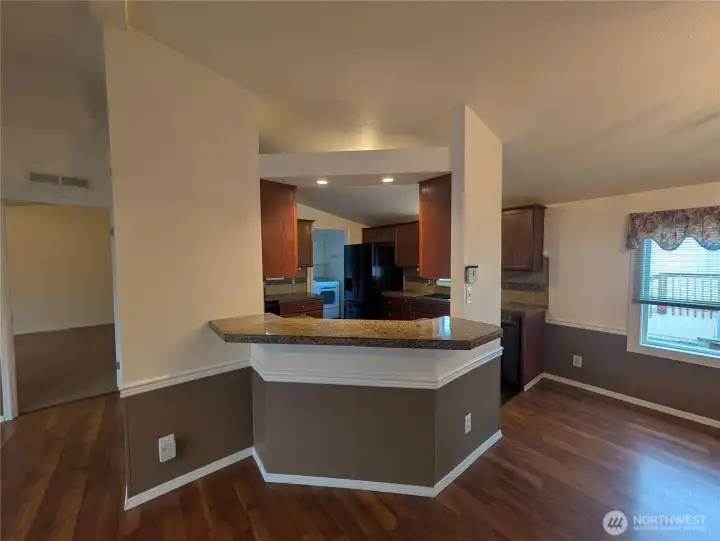 Grab some barstools and belly up to the breakfast bar!