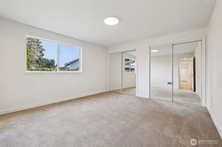 unstaged primary bedroom unit #A