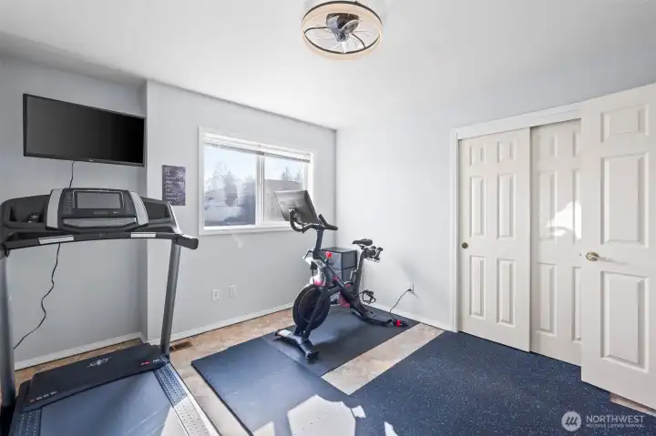 Bedroom 2 (currently home gym)
