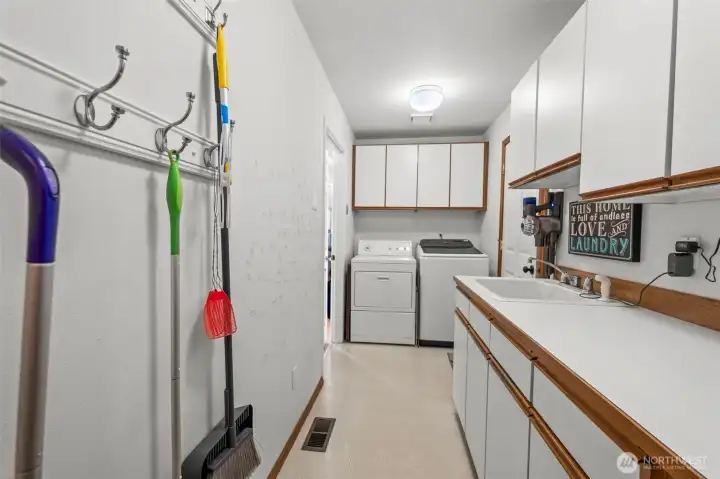 utility room on first floor