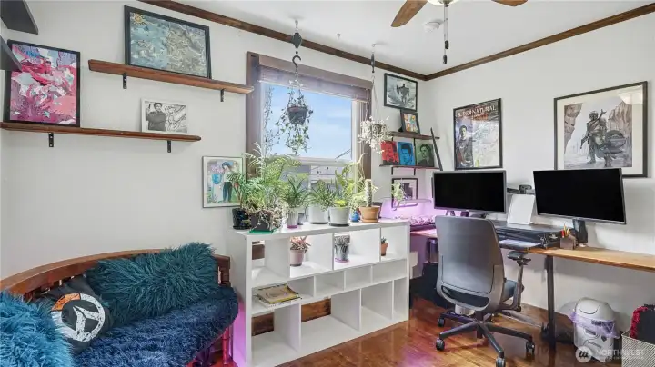 Main floor guest bedroom.