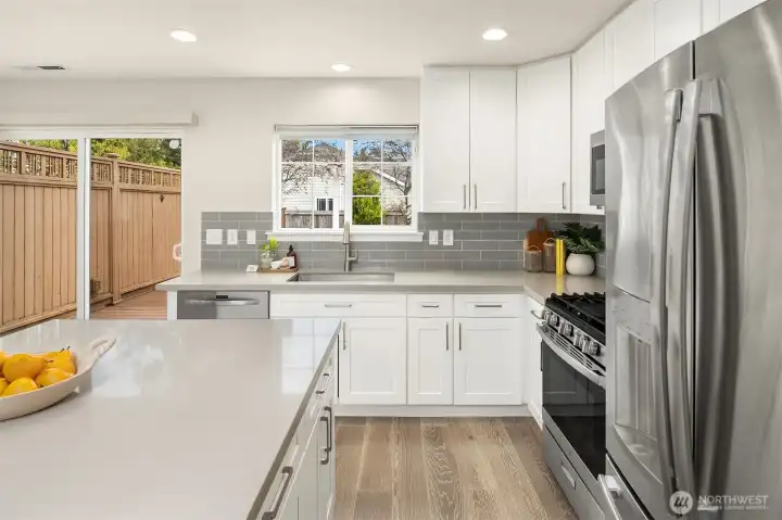 Tons of storage throughout.