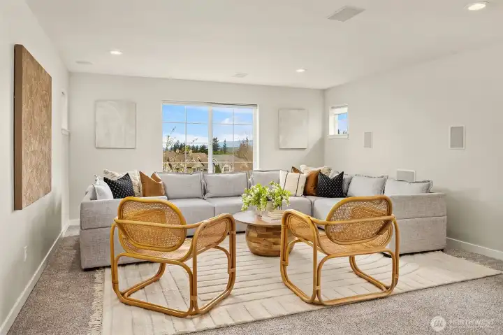 New carpet throughout home.