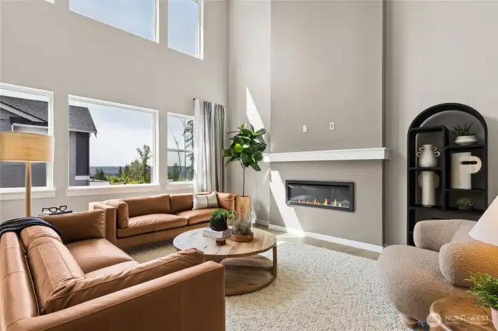 Photo rendering is representational and may be virtually staged. Actual home is under construction and finishes, elevation, and paint colors may vary. See site agent for details.