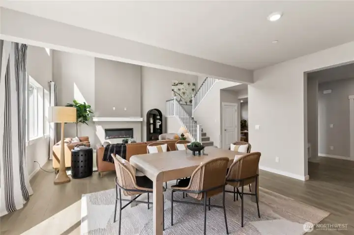 Photo rendering is representational and may be virtually staged. Actual home is under construction and finishes, elevation, and paint colors may vary. See site agent for details.