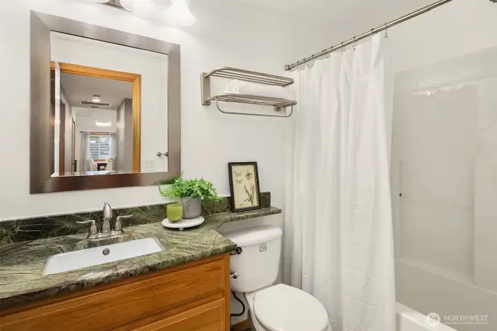 Another full bathroom on the upper level