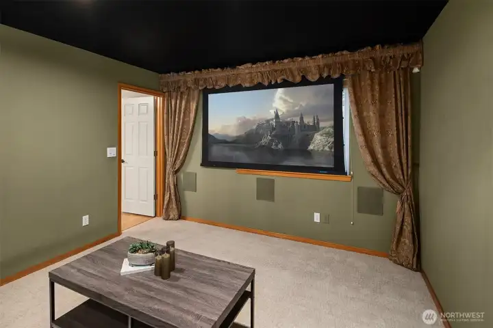 Another shot of the theatre/bonus room