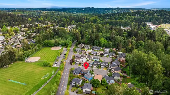 Great location situated on a cul-de-sac and across the street from Forsgren Park.