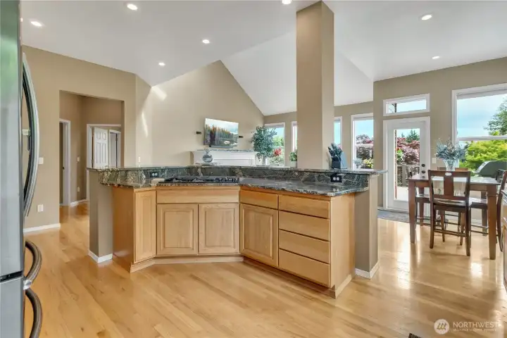 Great open space for entertaining