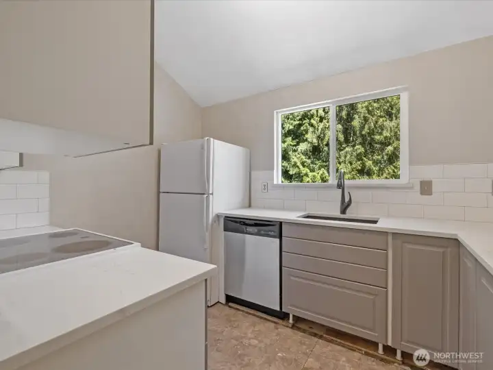 Updated kitchen cabinets