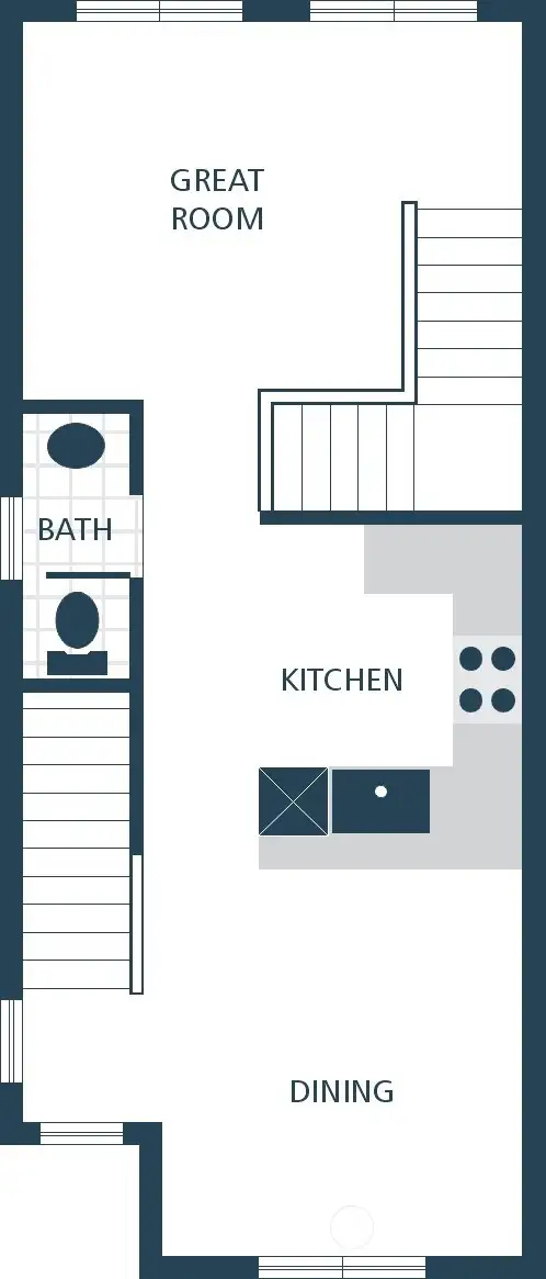 Image is a rendering. Photographs are for illustrative purposes only. Features, finishes, interior/exterior colors, landscaping and floorplan shown may vary from actual homes built.