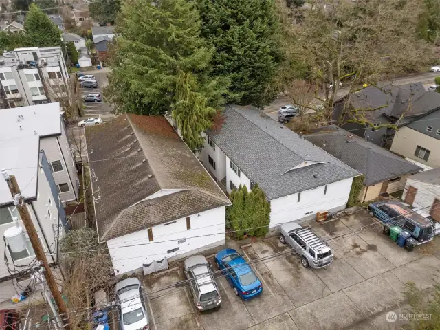 Both 4-plex properties for sale - combine for 8 units; ask for info