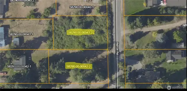 Side by side parcels - .76 ac