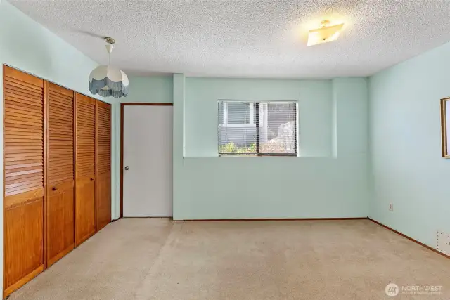 Bedroom #2 on lower level with access to outside