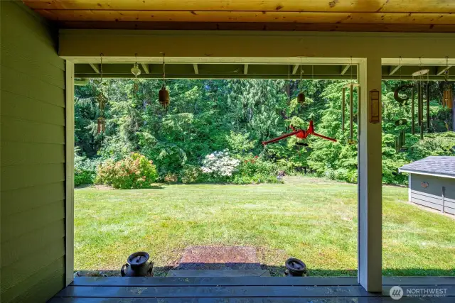 Covered Grilling Deck