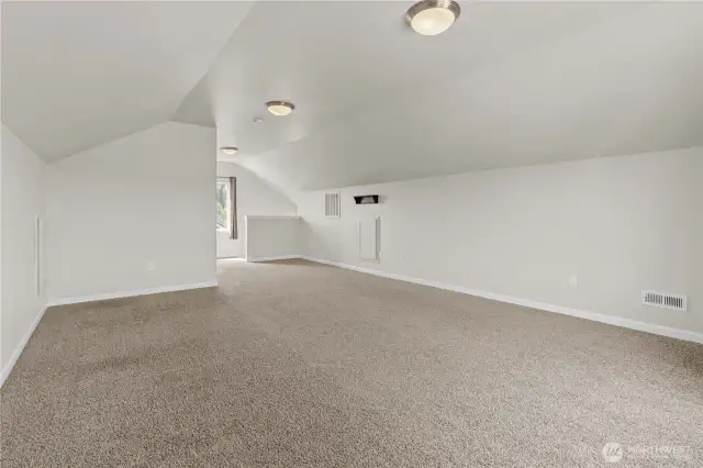 The bonus space on the third-level with a .75 bathroom.