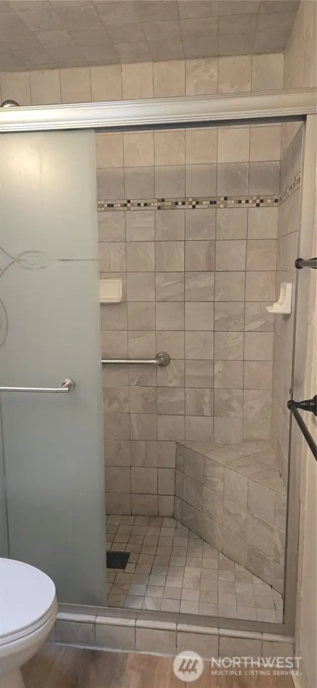 Primary walk in shower
