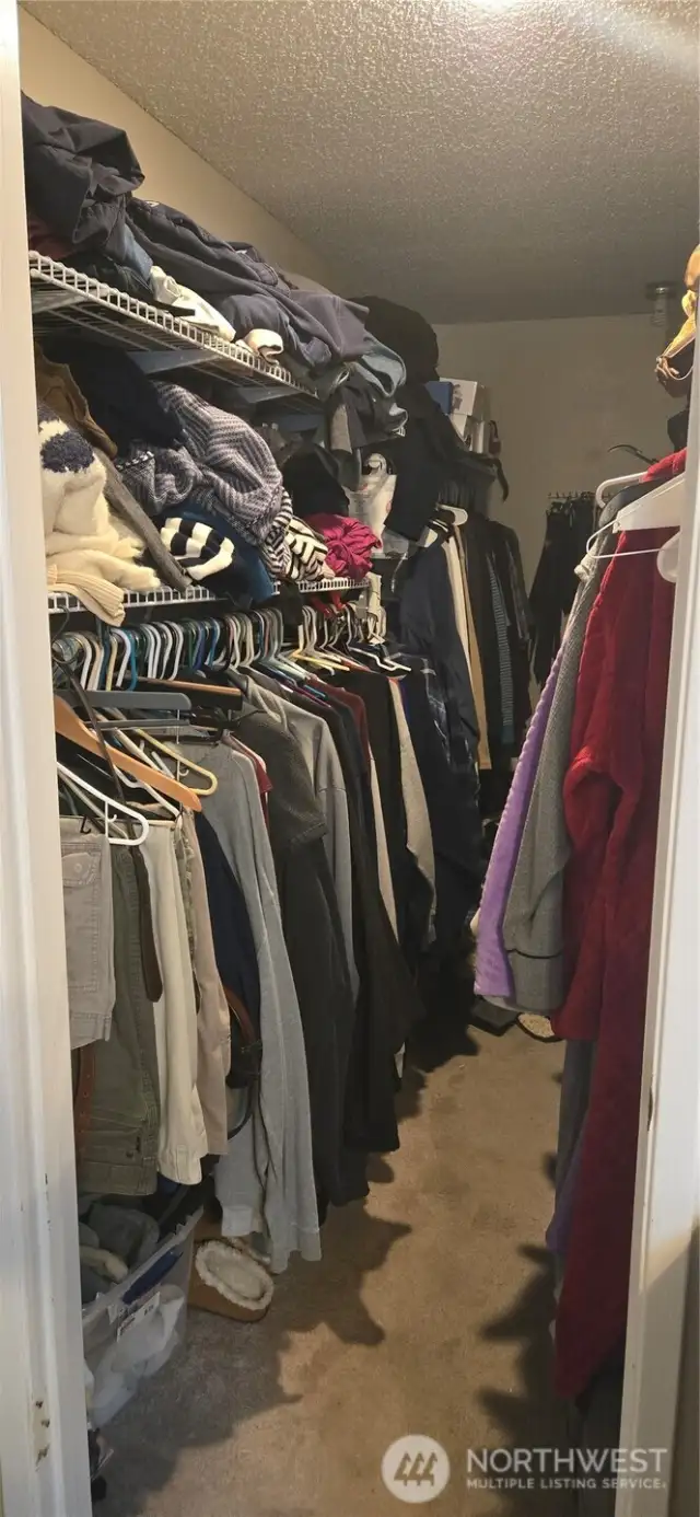 Primary walk in closet