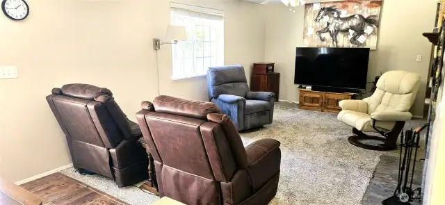 Family Room view from eating area