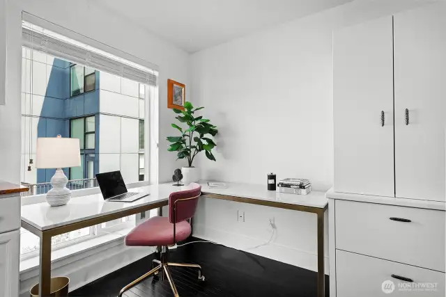 Kitchen office space.