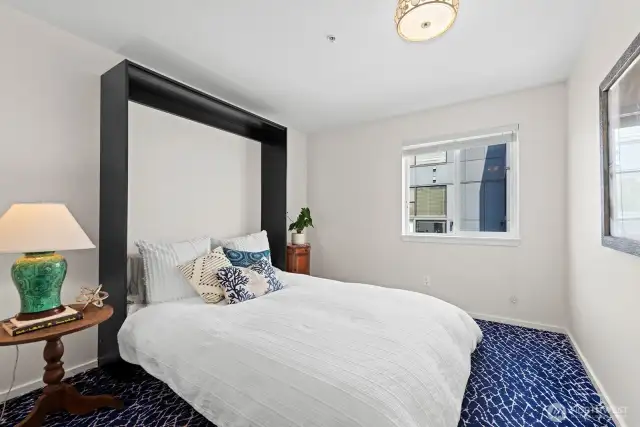Guest room with Murphy bed.