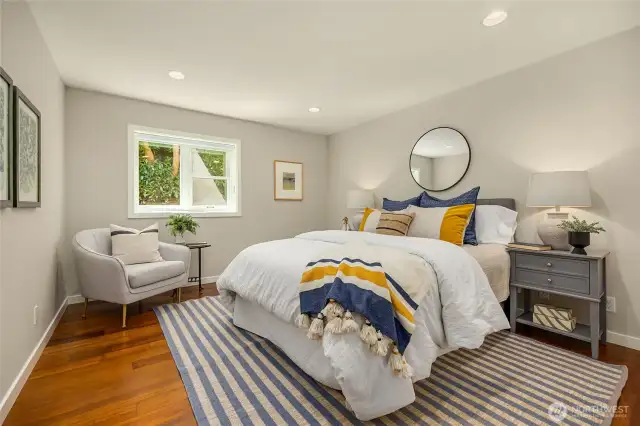 Lower level bedroom.