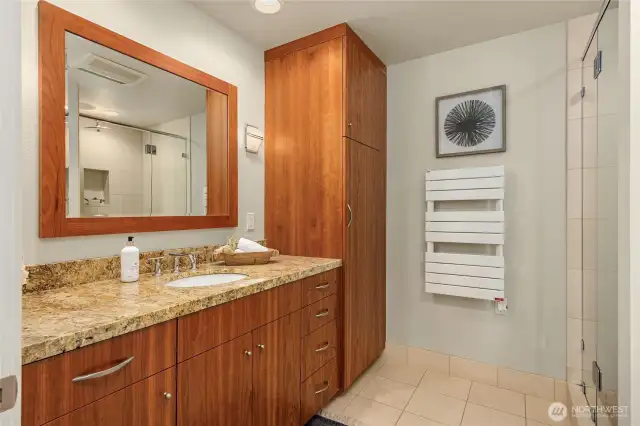 And the 3/4 Bath featured on the lower level. Bathroom 3 of 4 total.