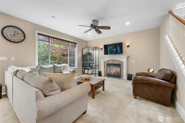 Family Room with Gas Fireplace