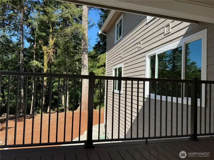 View from huge deck