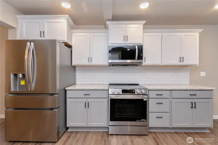 High end stainless appliances!