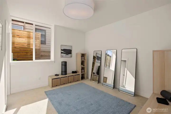 4th Bedroom/Workout Room/Office Space