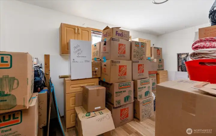 Bedroom 2 is the larger of the 2 bedrooms