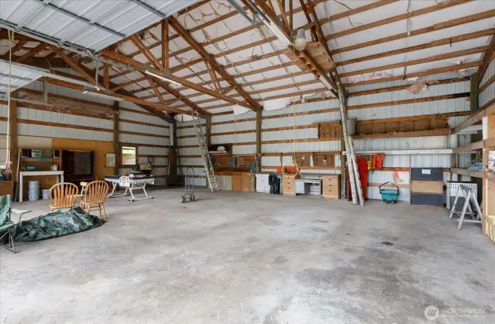 Plenty of space for storage, projects, livestock feed, gardening equipment and so much more