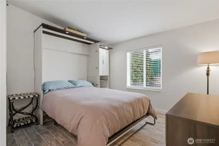 Second Bedroom with murphy bed