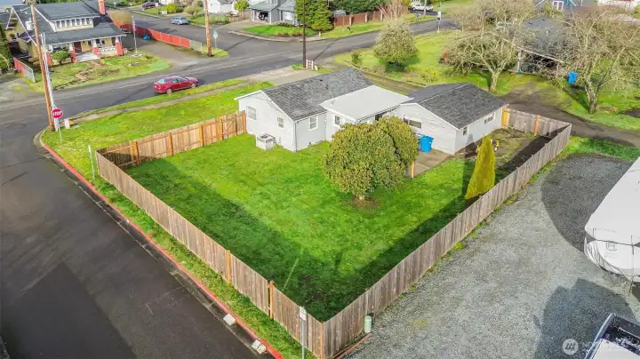 Fully Fenced Backyard