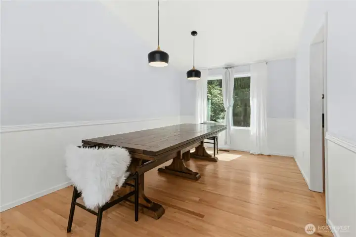 Formal dining room perfect for entertaining