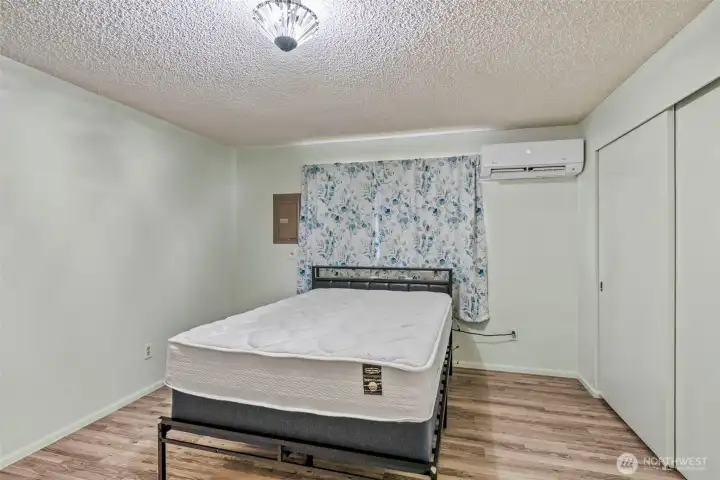 Energy-efficient mini split heat pumps for year-round comfort. New lighting new flooring and interior paint.