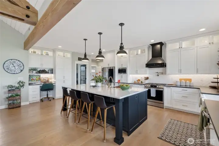 Gourmet kitchen