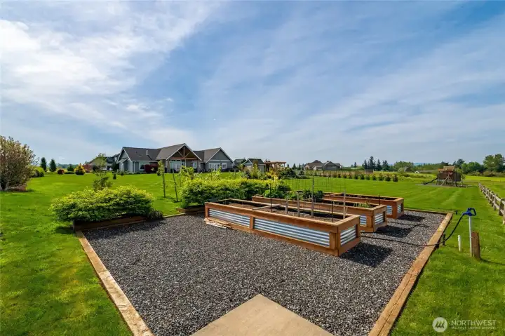 Raised garden beds