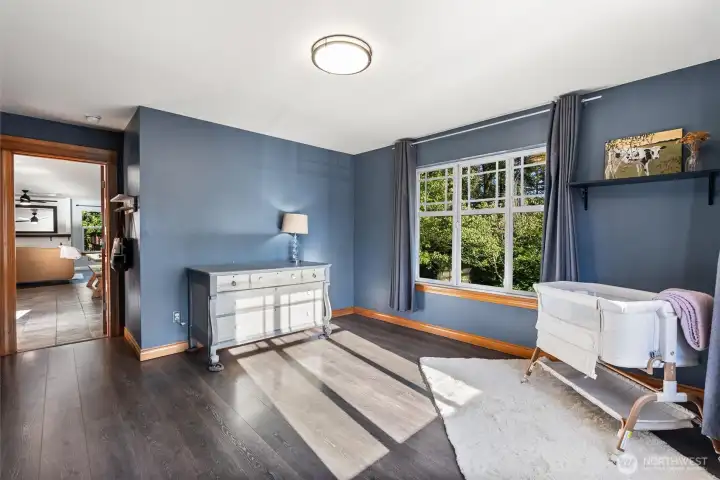 Private den, office or flex space on the main floor