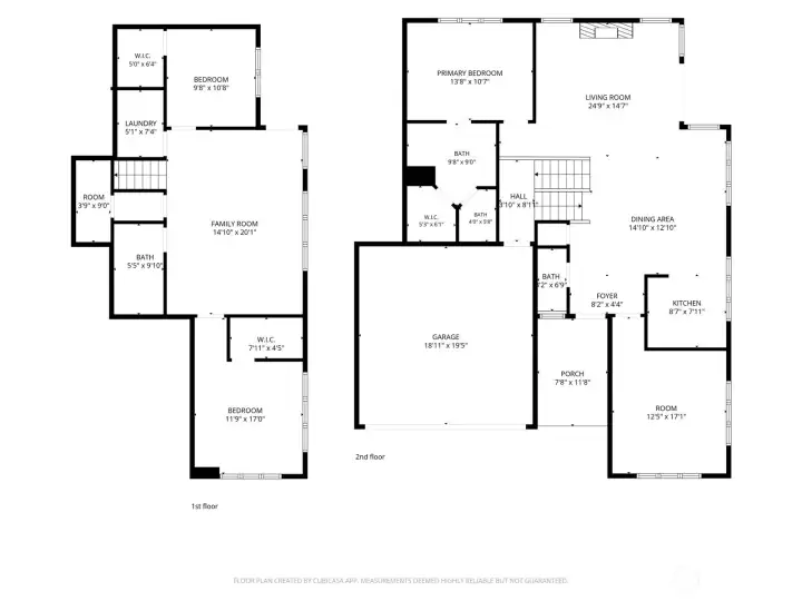 Whole house layout. Whole house layout.