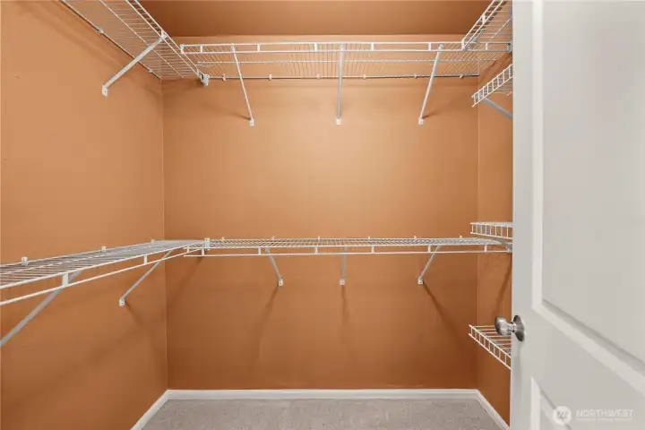 Walk-in closet. Walk-in closet.