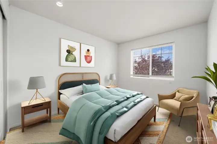 Bedroom four of four. Virtually staged. Bedroom four of four. Virtually staged.