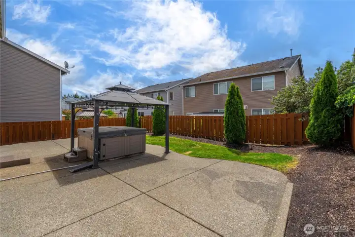 Large patio space. Large patio space.