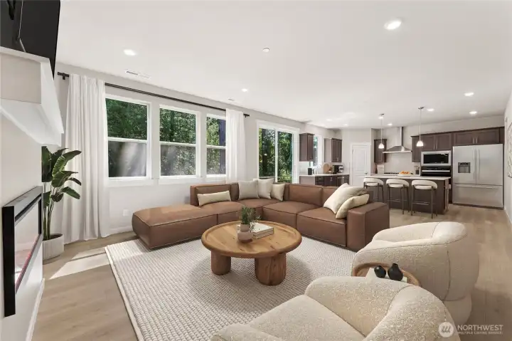 Virtual staging. Photo rendering is representational. Actual home is finishes, elevation, and paint colors may vary. See site agent for details. Virtual staging. Photo rendering is representational. Actual home is finishes, elevation, and paint colors may vary. See site agent for details.