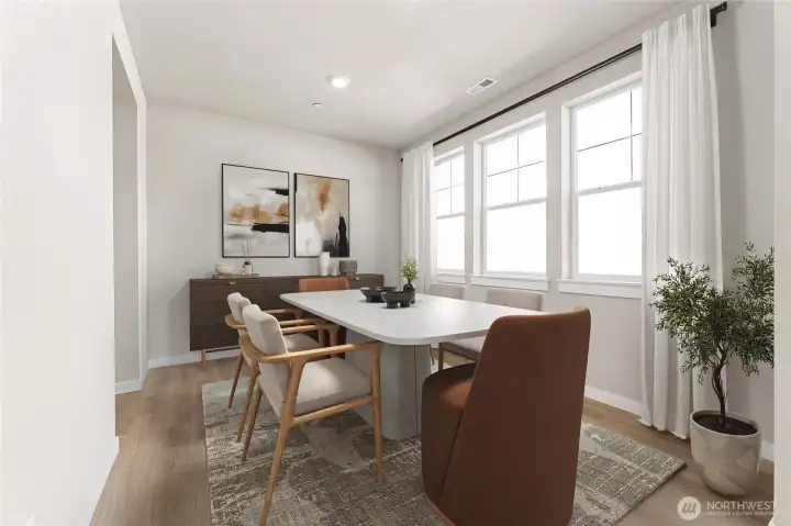 Virtual staging. Photo rendering is representational. Actual home is finishes, elevation, and paint colors may vary. See site agent for details. Virtual staging. Photo rendering is representational. Actual home is finishes, elevation, and paint colors may vary. See site agent for details.