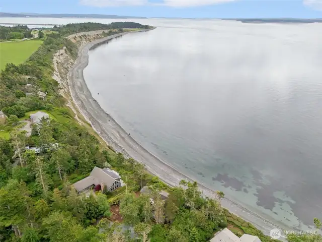 The beautiful coastline!